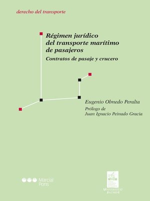 cover image of Régimen jurídico del transporte marítimo de pasajeros